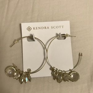 Kendra Scott Hoop Earrings w Removable Charms